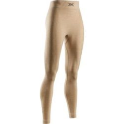 X-Bionic Thermo-Strumpfhose Mightywool Pants W Sand für Damen aus Wolle Größe S Beige