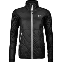 Ortovox Skitourenjacke Swisswool Piz Vial Jacket W Black Raven für Damen aus Wolle Größe S schwarz