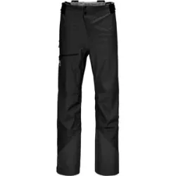 Ortovox Skitourenhose 3L Ortler Pants M Black Raven für Herren aus Wolle Größe XL schwarz