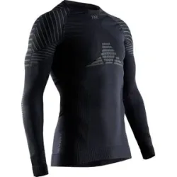 X-Bionic Funktionsunterwäsche &ndash; Herren &ndash; Invent 4.0 Round Neck LS Invent 4.0 Round Neck LS M Black/Charcoal für Herren Größe S -