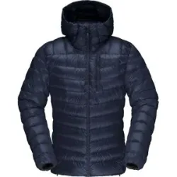 Norrona Daunenjacke mit Naturdaunen Lyngen Down850 Hood M Indigo Night für Herren Größe XL Navy blau