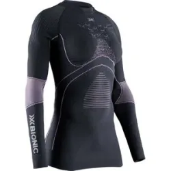 X-Bionic Technisches T-Shirt mit langen ärmeln Energy Accumulator 4.0 Shirt LG SL W Charcoal/Magnolia für Damen Größe M Grau