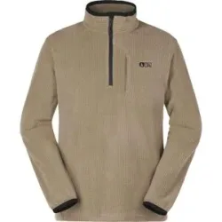 Picture Organic Clothing Technisches Halbzip-Fleece Weavy 1/4 Grid Fleece Shitake für Herren Größe L Braun