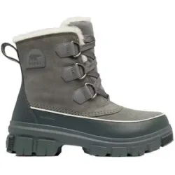 Sorel Wasserdichte und isolierende Winterstiefel Torino V WP W Quarry Grill für Damen aus Leder Größe 41 Grau
