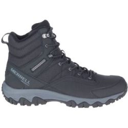 Merrell Winterschuhe &ndash; Herren &ndash; Thermo Akita Mid Wp Thermo Akita Mid Wp Black für Herren aus Leder Größe 43,5 schwarz