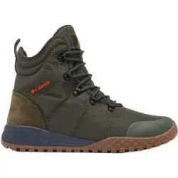 Columbia Warme, wasserfeste Stiefel Fairbanks Omni-Heat Deep Olive Desert Sun für Herren Größe 40 Khaki