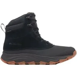 Columbia Wasserfeste Winter Stiefel Expeditionist Shield Black Graphite für Herren aus Leder Größe 42 schwarz