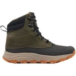 Columbia Wasserfeste Winter Stiefel Expeditionist Shield Deep Olive Desert Sun für Herren aus Leder Größe 44,5 Khaki