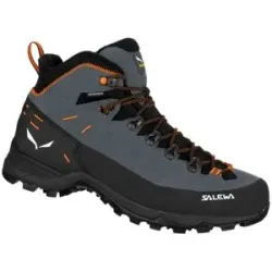 Salewa Winter-Wanderschuhe Alp Mate Winter Mid Wp M Onyx/Black für Herren aus Leder Größe 41 Grau