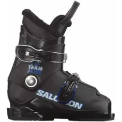 Salomon Skischuhe Team T2  aus Wolle Kindergröße 20 schwarz