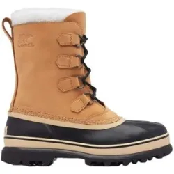 Sorel Après-skis chauds et imperméables Bottes Caribou Buff Men für Herren aus Leder Größe 43,5 Braun