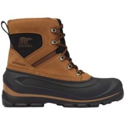 Sorel Warme, wasserfeste, steigende Schuhe Buxton? Lace Boot Wp M Delta Black für Herren aus Leder Größe 41 Braun
