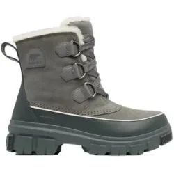Sorel Wasserdichte und isolierende Winterstiefel Torino? V Wp W Quarry Grill für Damen aus Leder Größe 37 Grau