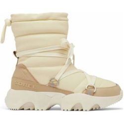 Sorel Komfortable, wasserfeste Stiefel Kinetic Impact Nxt Mid Boot WP W Honey White Dusty Tan für Damen aus Leder Größe 38,5 Beige