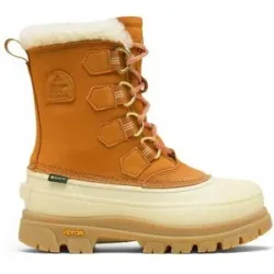 Sorel Warme, wasserfeste Stiefel aus GORE-TEX Caribou Horizon GTX W Canyon Gold Honey White für Damen aus Leder Größe 38 Braun