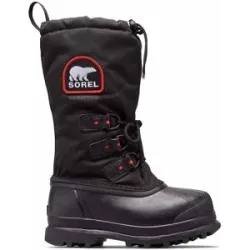 Sorel Warme, wasserfeste und widerstandsfähige Stiefel für Damen / Frau Glacier XT W Black Red Quartz für Damen Größe 38 schwarz