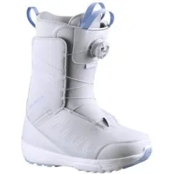 Salomon Snowboardboots Pearl BOA Gray Violet/Brunnera Blue/White für Damen Größe 39 Weiß
