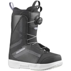 Salomon Snowboardboots Scarlet Boa Black/Persian Violet für Damen aus Wolle Größe 41,5 schwarz