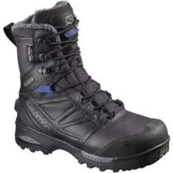 Salomon Damen Wanderschuhe &ndash; Toundra Pro CSWP Toundra Pro CSWP W Phantom/Black für Damen aus Leder Größe 37 1/3 schwarz