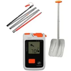 Mammut Lawinenausrüstung (LVS + Schaufel + Sonde) Barryvox 2 Peak 240 Package  Grau
