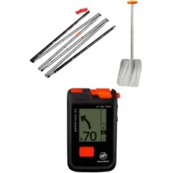 Mammut Sicherheitsset (DVA + Schaufel + Sonde) Barryvox S2 Peak 240 Package  schwarz