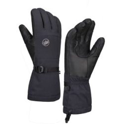 Mammut Primaloft® Skihandschuhe Stoney Glove Black für Herren aus Leder Größe 6 schwarz