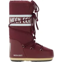 Moonboot Schneestiefel &ndash; Unisex &ndash; Icon Nylon Moon Boot Icon Nylon Burgundy  Größe 42-44 Bordeaux