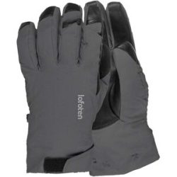 Norrona Skihandschuhe aus PrimaLoft® Lofoten Dri1 Primaloft170 Short Gloves Phantom für Herren aus Leder Größe M Grau