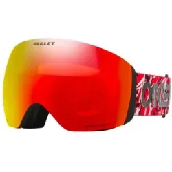 Oakley Skibrille Flight Deck L Red Eddie Prizm Torch  Rot
