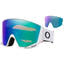 Oakley Skibrille Flow Scape M Matte Black Prizm Argon Iridium  Weiß