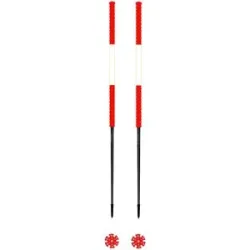 Les batons d'Alain Skitourenstöcke &ndash; Unisex &ndash; Les Bâtons d'Alain &ndash; 2026 Savoie  Größe 125 cm Rot