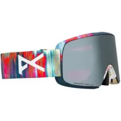 Anon Ski /Snowboard Maske M6S Glitch Lines Perceive Sunny Onyx  Orange