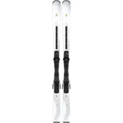 Atomic Ski Set inkl. Bdg. Pistenski-Set Cloud C11 Rvsk Light + M 10 GW 2027 für Damen aus Holz Größe 150 cm Weiß