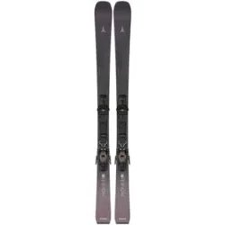 Atomic Ski Set inkl. Bdg. Skis de piste Cloud Q11 + M 10 GW 2027 für Damen aus Holz Größe 155 cm Grau