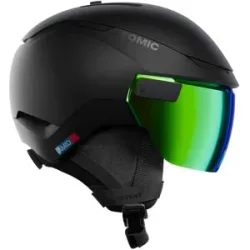 Atomic Casque de ski Revent GT Amid Visor HD Black für Herren aus Wolle Größe 55-59 cm schwarz