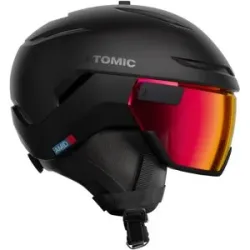 Atomic Casque de ski Savor GT Amid Visor Photo Black für Herren aus Wolle Größe 55-59 cm schwarz
