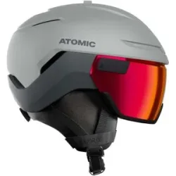 Atomic Casque de ski Savor GT Visor HD Light Grey/Slate für Herren Größe 55-59 cm Grau