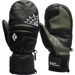 Black Diamond Fäustlinge für Ski aus Leder und Isolierung PrimaLoft® Max Palm Spark Mitts Black Tundra für Herren aus Leder Größe S schwarz