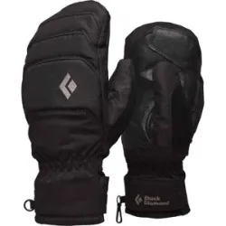 Black Diamond Fäustlinge für Ski aus PrimaLoft® und aus GORE-TEX W Mission Mx Mitts Black für Damen aus Leder Größe M schwarz