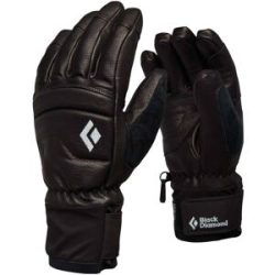 Black Diamond Freeride Handschuhe aus PrimaLoft® W Spark Gloves Black / Black für Damen aus Leder Größe S schwarz