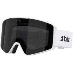 Bliz Skibrille G001 Matte White Smoke  aus Wolle Weiß