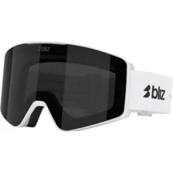 Bliz Skibrille G001S Matte White Smoke  aus Wolle Weiß