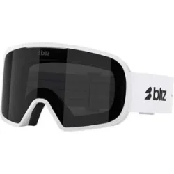 Bliz Skibrille G002S Matte White Smoke  aus Wolle Weiß