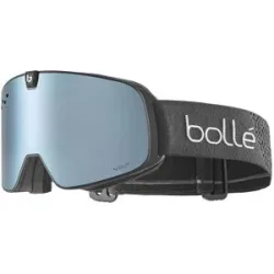 Bollé Skibrille Nevada Neo Black Matte Volt Ice Blue & Light Vermillon Blue  Grau