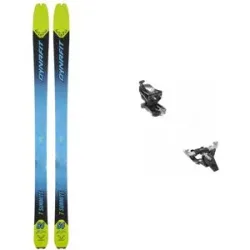 Dynafit Skis de randonnée Tourenski-Set Rando Seven Summits Lime Yellow/Black 2023  Blau