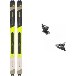 Salomon Tourenski Tourenski-Set  Mtn 84 Pure Rainy/Lime 2024 für Herren aus Wolle Grau