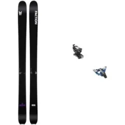 Faction Freetouring Ski Tourenski-Set  La Machine 3 Mega 2024  schwarz