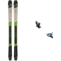 Salomon Tourenski Tourenski Set Mtn 86 Pro Pastel Neon Green 2024  aus Holz Grün