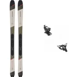Salomon Tourenski Tourenski Set Mtn 80 Carbon Rainy Day 2024  Grau