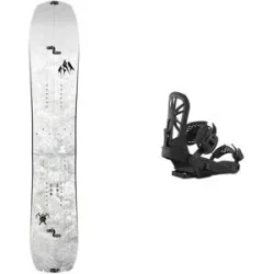 Jones Splitboard Snowboard-Set Split Solution 2023 für Herren Weiß